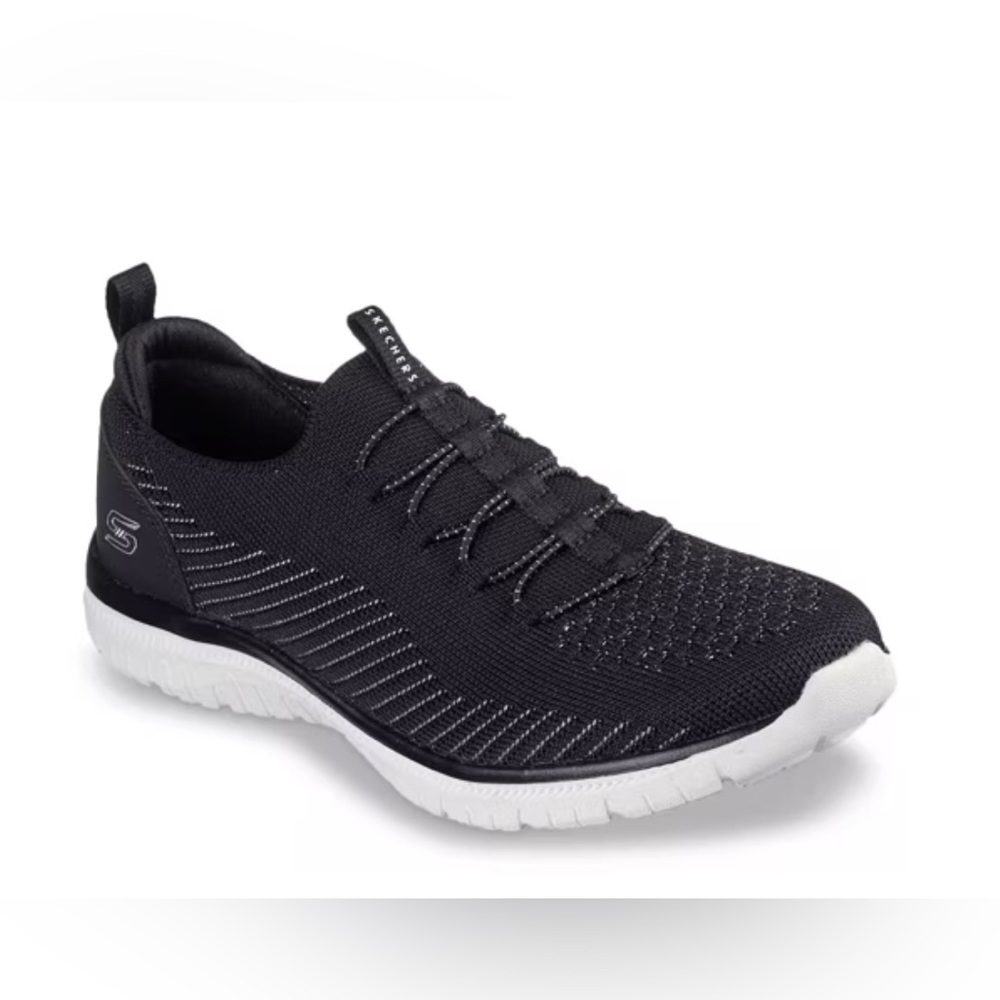 Skechers Virtue Twilight Black Memory Foam Sneakers-WORN ONCE-Size 7